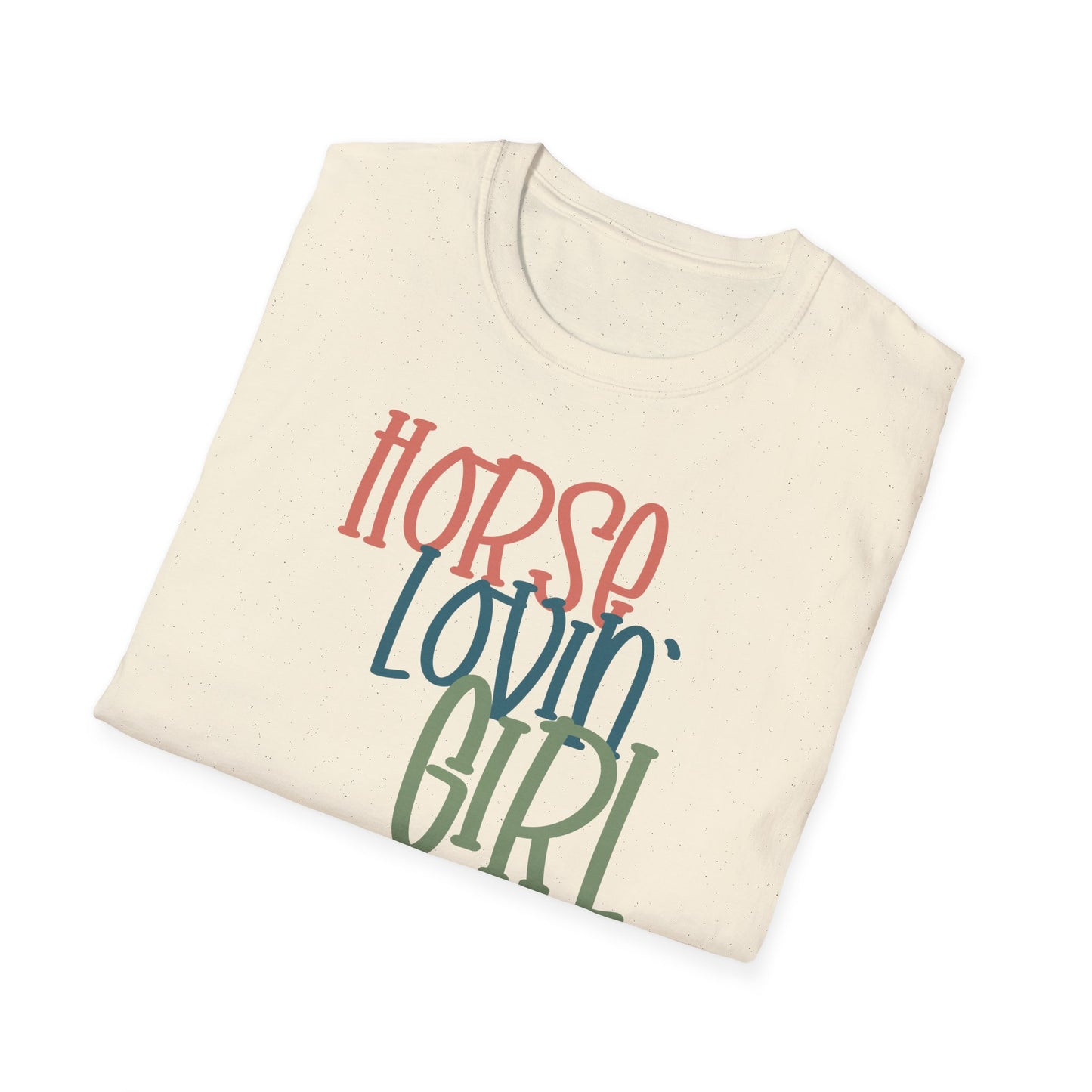 Horse Lovin' Girl - Softstyle T-Shirt