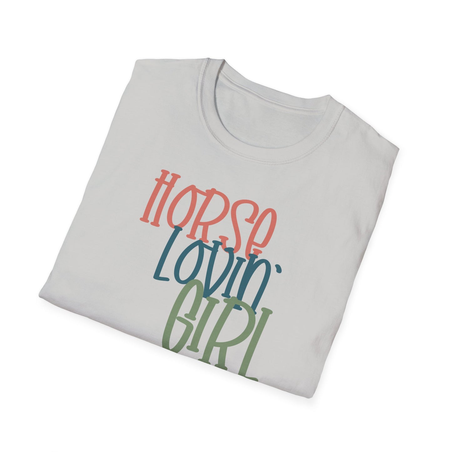 Horse Lovin' Girl - Softstyle T-Shirt