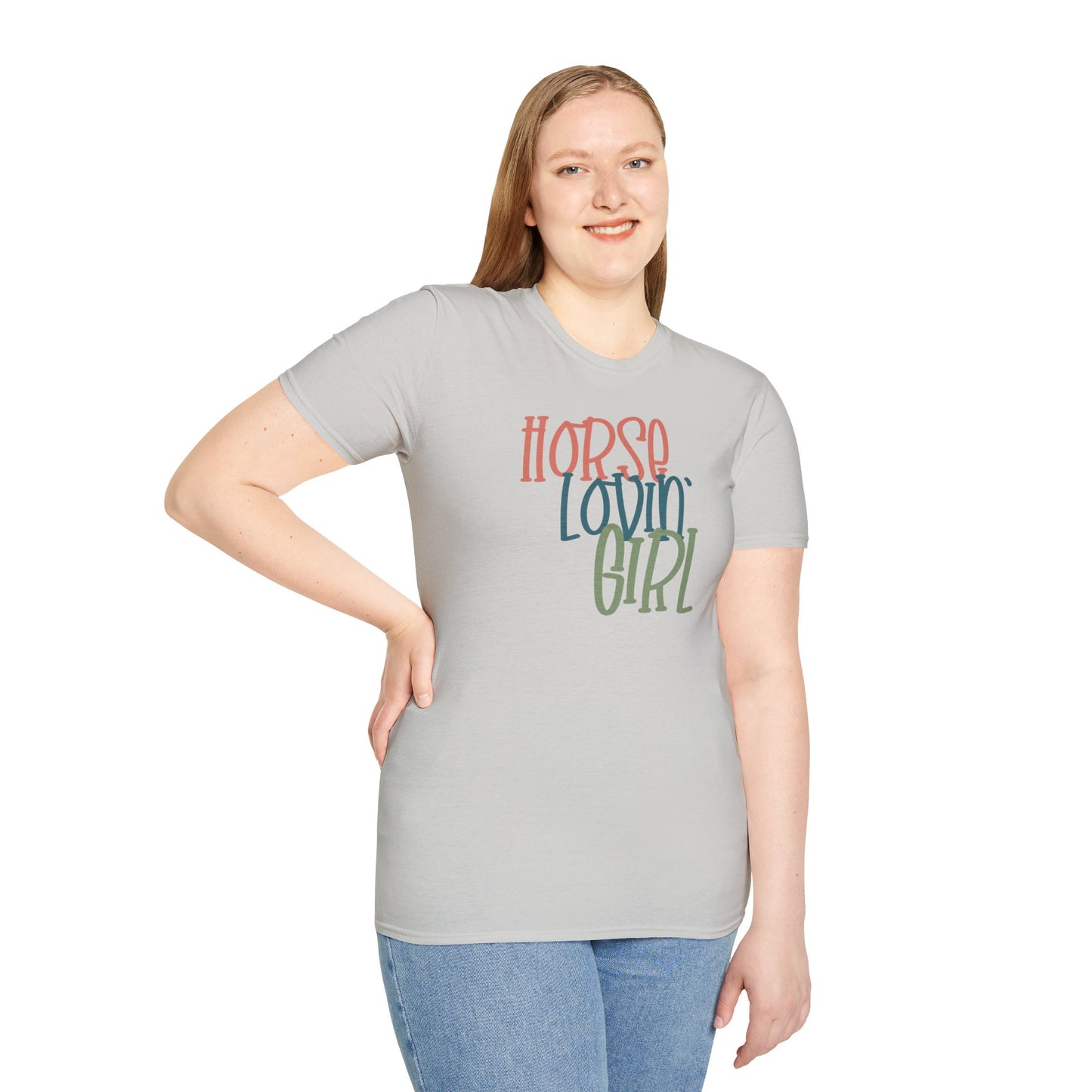 Horse Lovin' Girl - Softstyle T-Shirt