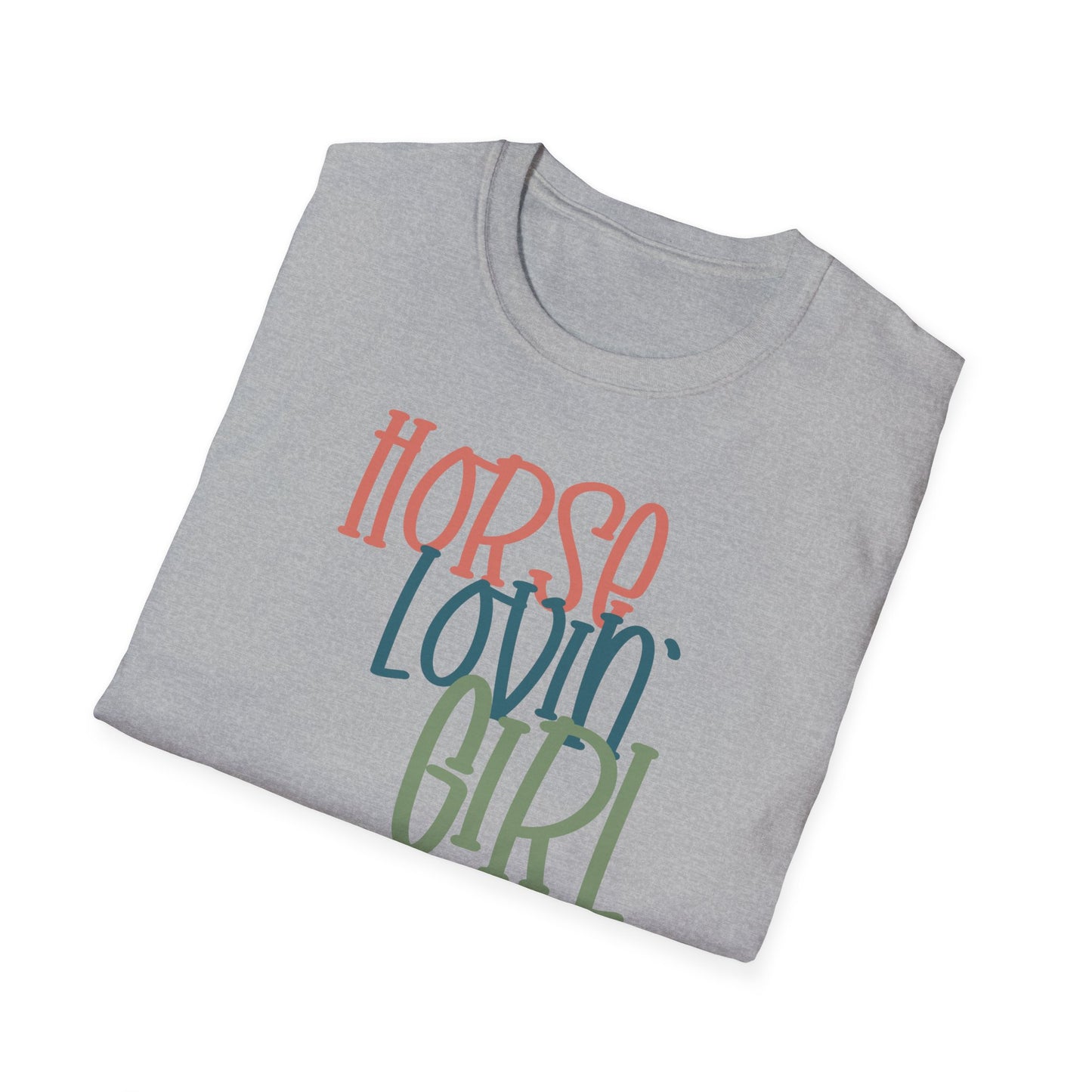 Horse Lovin' Girl - Softstyle T-Shirt