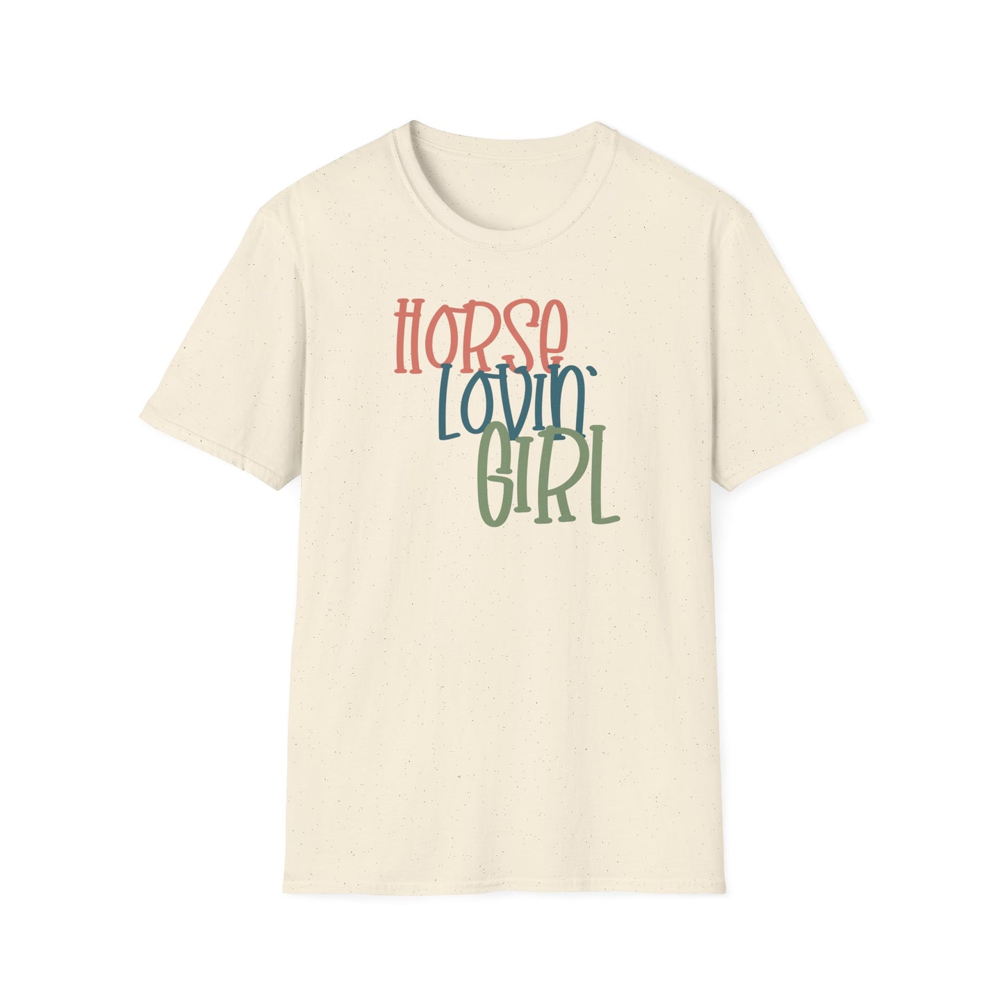 Horse Lovin' Girl - Softstyle T-Shirt