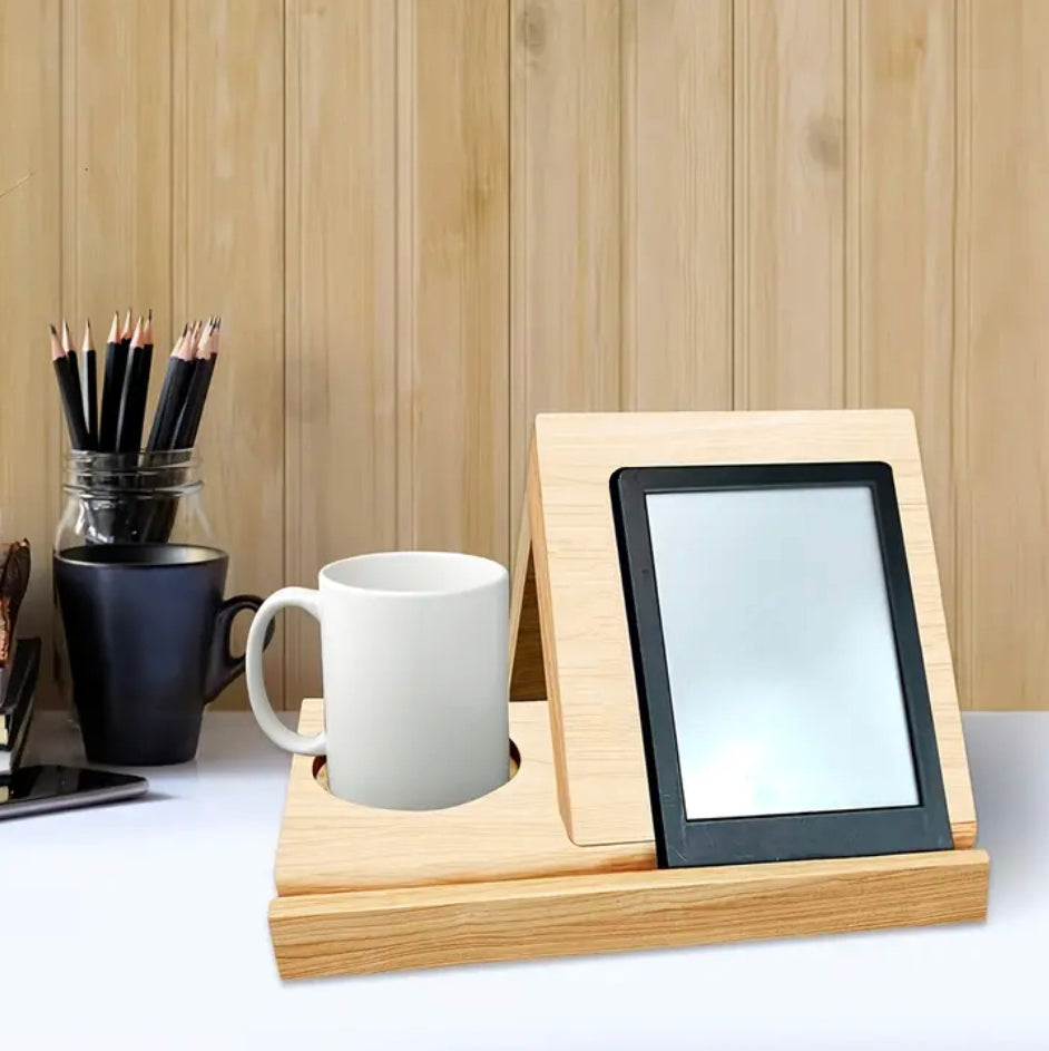 Book Stand Bookmark with cup holder