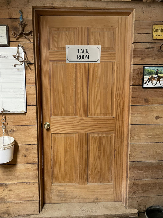 Sign - Tack Room